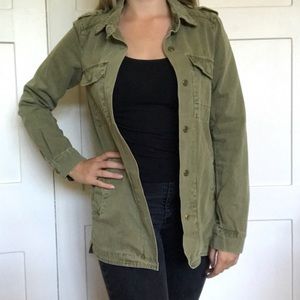 Zara Trafaluc Green Utility Jacket Small